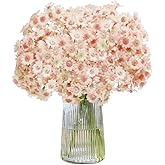 Artificial Daisy Flowers 10 Bundles,Fake Wildflowers with Stems for Wedding Centerpiece Arrangements Indoor Outdoor Decoration,Pink