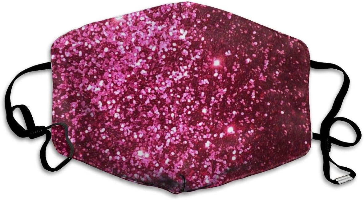 HBLSHISHUAIGE Glitter Bling Bling Adult Fashion Mouth-Masks Washable Safety 100% Polyester Comfortable Breathable Health Anti-Dust Half Face Masks