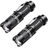 Hausbell 7W Ultra Bright Mini LED Flashlight Tactical Flashlight (2 Pack)