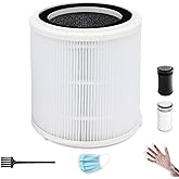 NKA For KJ150F-C02 Premium 4-in-1 Replacement Filter Compatible with SilverOny.x 5-Speed Air Purifier, 500 sq ft Coverage, Ideal for Large Rooms, Smoke, Pets & Dust, 1-Pack with brush