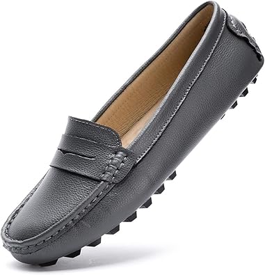gray moccasins