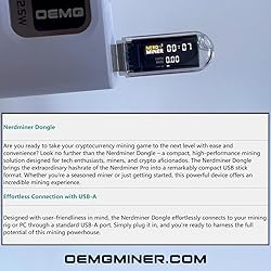 New NerdMiner V2 Dongle USB 70-75KH 1W T-Display S3