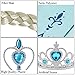 Tacobear Girls 5PCS Princess Dress up Accessories Gift Set Dress Tiara Crown Wig Wand Gloves Blue