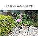 Elumaxon Flamingo Lawn Lamp - Garden Decor Solar Lights, Solar Flamingo Lights, Outdoor Decorative Stak, Solar Pink Flamingo Yard Ornaments (Pink)