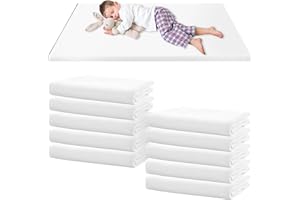 10 Pcs Daycare Nap Mat Sheet Day Care Rest Nap Mat Cover Fitted Polyester Baby Sheet Pillowcase Style Sheets for Boy Girl Cla