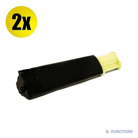 2X Eurotone Toner mit 50% mehr Leistung für Epson Aculaser C1100 C11X N NF NFC ersetzen Epson gelbe