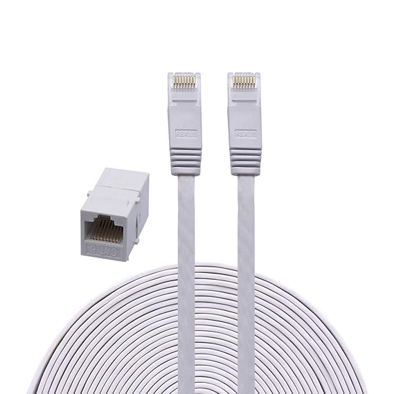 Cat6 Flaches LAN-Verlängerungskabel, LAN-Netzwerkstecker, Dual Purpose, LAN-Jumper 3m