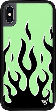 Amazon Com Wildflower Limited Edition Carcasa Para Iphone X Y Xs Llamas De Neon Iphone X Xs