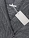 Messic Outerwear Hoodie Tops, Women's Long Sleeve Stylish Knitted Sweater V Neck Chic Pullover Hoodie,Colorful Grey M