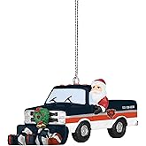 FOCO NFL Snow Plow Holiday Christmas Tree Ornament (Chicago Bears)