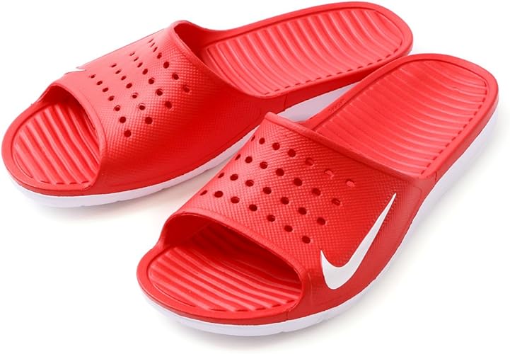 Amazon ナイキ 大きいサイズのサカゼン Solarsoft Slide 軽量スポーツサンダル 31 0 レッド Big Size Ki スポーツサンダル