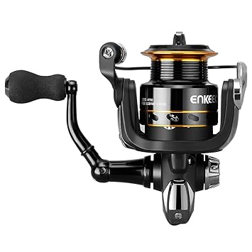 ENKEEO - Carrete de Pesca, Carrete Metal Anti-Oxidado, 10 + 1 BBS ...