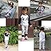 Mammybaby Little Girls Panda Long Sleeved Pajamas Set Cotton DRG7463 (11-12Y) White