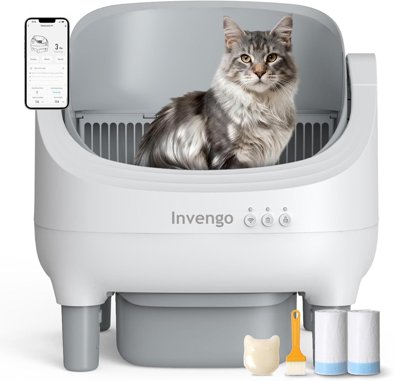 Trusted Seller Pick: Invengo Automatic Cat Litter Box, App-Controlled