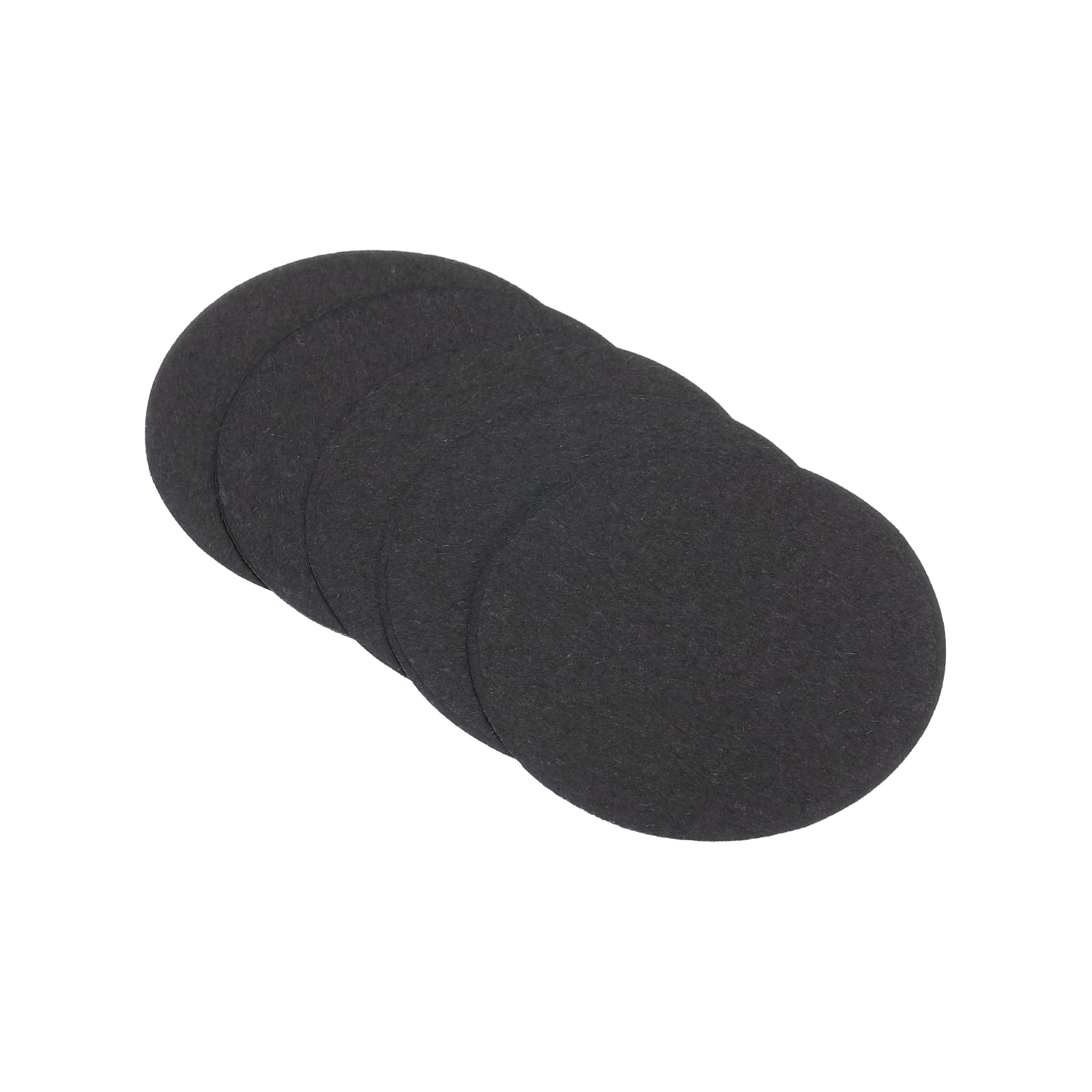 PATIKIL 2-inch Round Cardboard Paper, 25 Pcs Blank Disc Circles Slices for Party Decorations DIY Craft Arts Drawing Painting Writing, Black — image 1