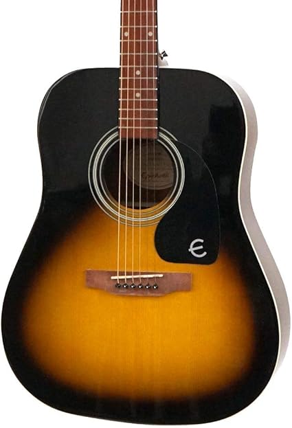 Amazon Epiphone Dr 100 Vs Vintage Sunburst エピフォン アコースティックギター フォークギター アコギ 入門 初心者 Dr100 アコースティックギター 楽器