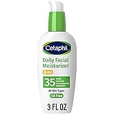 Cetaphil Daily Oil-Free Facial Moisturizer with Sunscreen, SPF 35, Fragrance Free, 3 fl oz (88 ml)