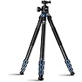SIRUI AM-324 Professional Camera Tripod with AM-40 Low Gravity Ball Head, 60.4” Carbon Fiber Heavy Duty Tripod for Mirrorless