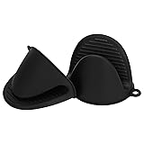 tifanso Silicone Oven Mitts Pot Holders Sets for