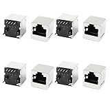 uxcell 8 Pcs Cat5 Network Ethernet RJ45 8P8C PCB
