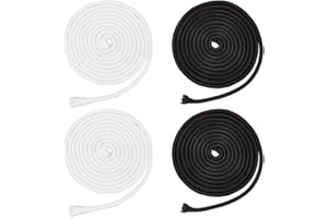 OLYCRAFT 2 Pack/10M Replacement Drawstring Cord 6mm Nylon Brazilian Jiu Jitsu Cord for Martial Arts Pants Sweatpants Hoodies 