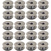 Blooy - 20PCS 9033 Metal Bobbin For PFAFF 130, 280, 290 Sewing Machine ZSK Embroidery Golden Wheel 8810 9920 Accessories 91-009033-05