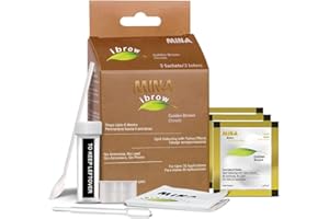 MINAIBROW Mina ibrow Hair Color Golden Brown|Natural Spot coloring Hair Tinting Powder, Water and Smudge Proof | No Ammonia, No Lead with 100% Gray Converge|Vegan and Cruelty free