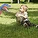 Lebze Dinosaur Hand Puppet Dinosaur Glove, Soft Dino Hand Puppets for Kids Rubber Realistic Velociraptor Head