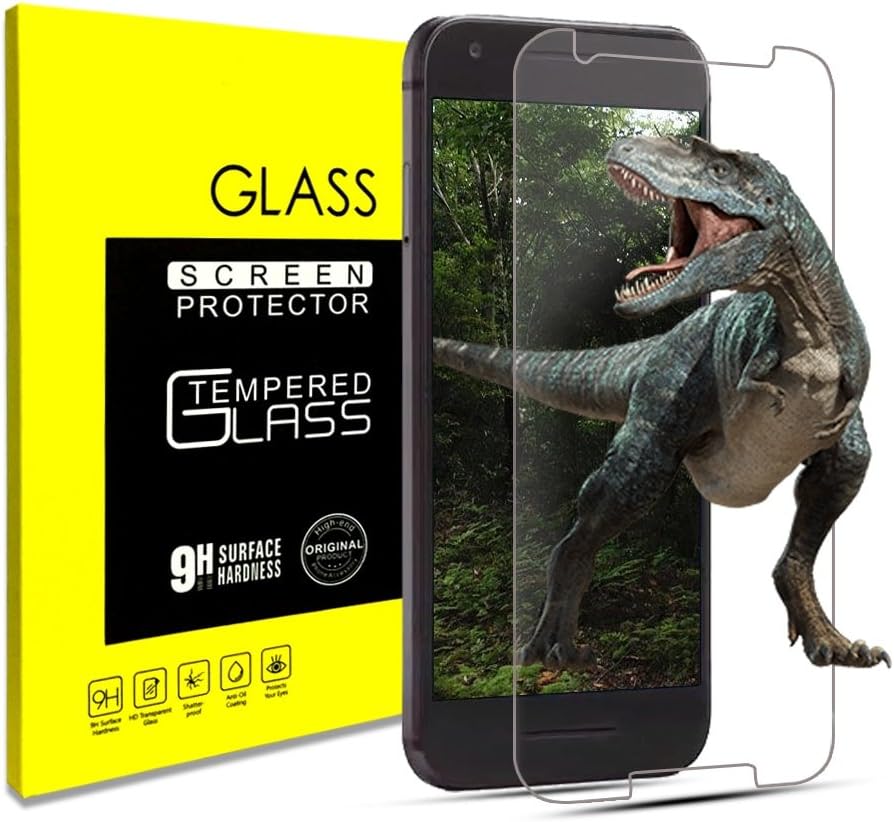 Google Pixel 2 Screen Protector Glass, YienMi Google Pixel 2 Tempered Glass Screen Protector Dot Matrix for Google Pixel 2 0.3mm (2 Pack)2 (Google Pixel 2)