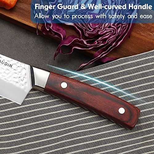 5 PAUDIN+inch+Chef+Knife+Vegetables