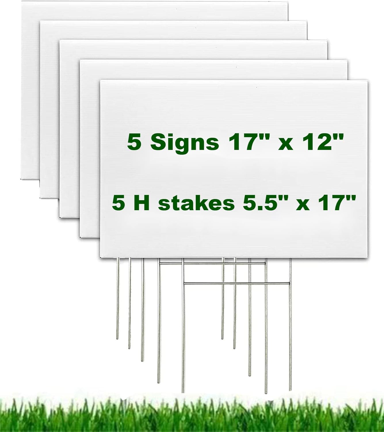 Yard Signs - Blank Yard Signs with Stakes 17