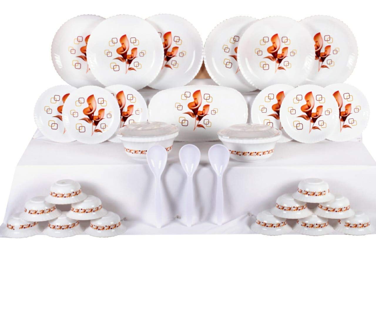 Buy PRIYANSH ENTERPRISE Home Microwave Safe Plastic Dinner Set for