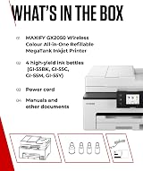 Canon Maxify GX2050 MegaTank All-in-One Wireless Printer view 7