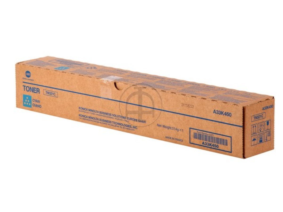 Konica Minolta Tn321C Toner Cartridge - Cyan