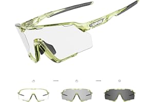 KAPVOE Photochromic Cycling Glasses Men Women Clear Mountain Bike Sunglasses MTB Bicycle Riding Sports Triathlon - K170