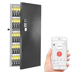 120 Key Cabinet Organizer,Metal Key Lock Box Wall
