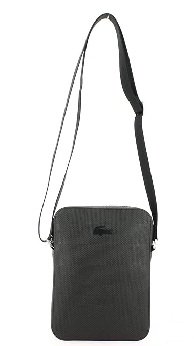 Lacoste Herren Chantaco Schultertasche, Schwarz (Black), 5x22.5x16.5 centimeters