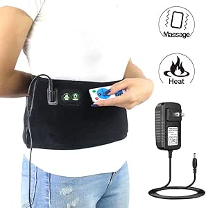 Amazon.com: CHEROO Heated Lumbar Support Lower Back Brace ...