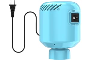 AMZBOSS Electric Pump for Vacuum Storage Bags, Portable Vacuum Bag Pump, Electric Vacuum Pump for Storage Bags, Great for Various Vacuum Seal Bags for Clothing,Blankets,Bedding- Blue (No Bags)