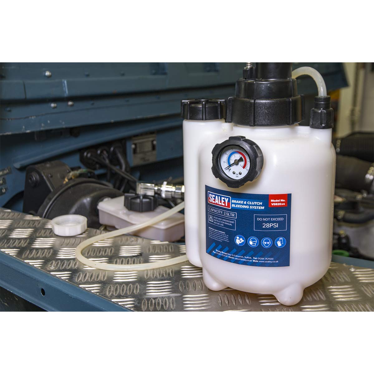 Sealey VS820 Brake & Clutch Bleeding System Buy Online in UAE