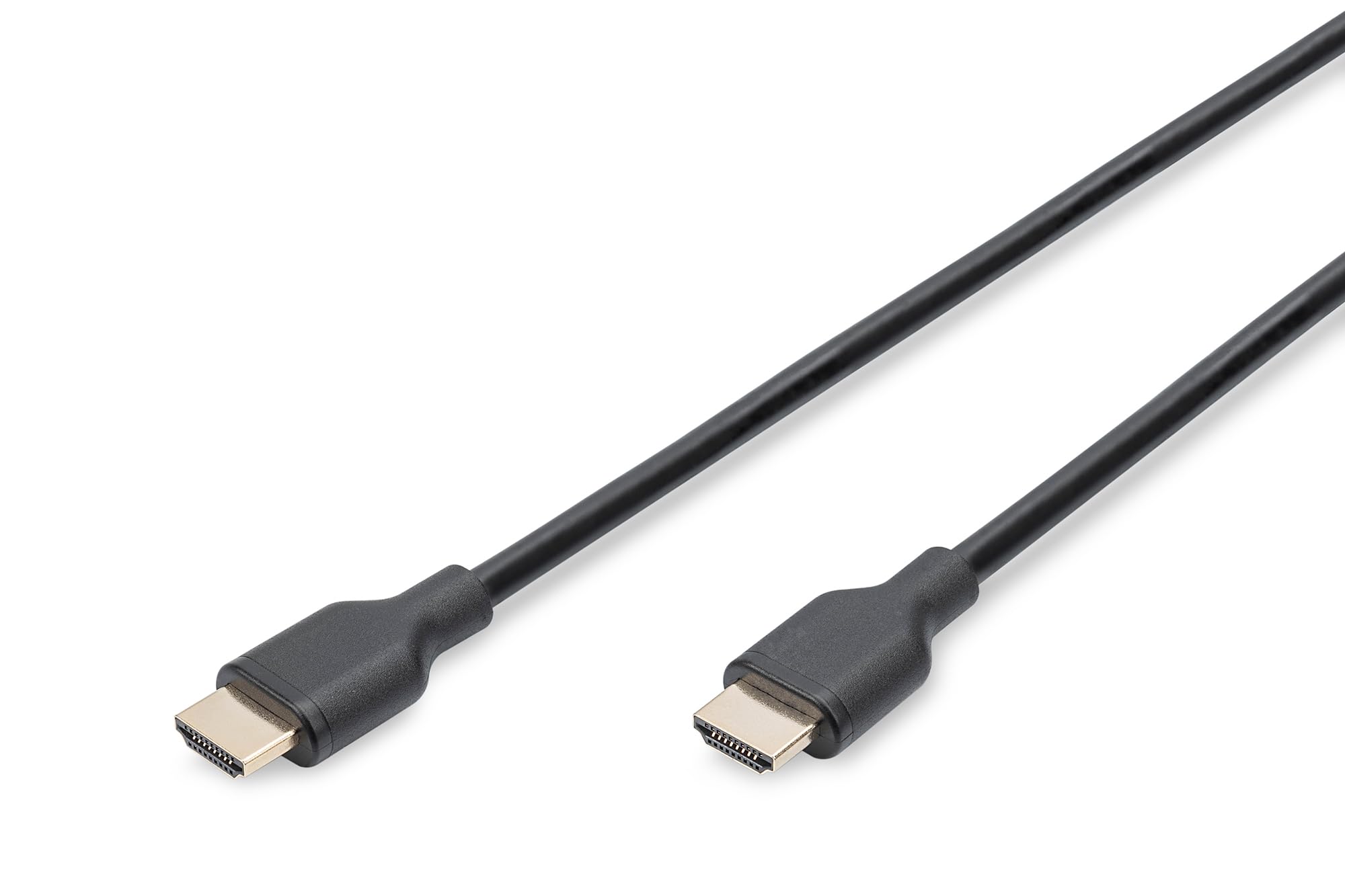 DIGITUS HDMI 2.1 Ultra High Speed connection cable, type A - 2.0m - with Ethernet channel - UHD-II 8k/60Hz - 4k/120Hz - compatible with PS5, Xbox Series, TV/beamer - gold-plated contacts - black — image 1