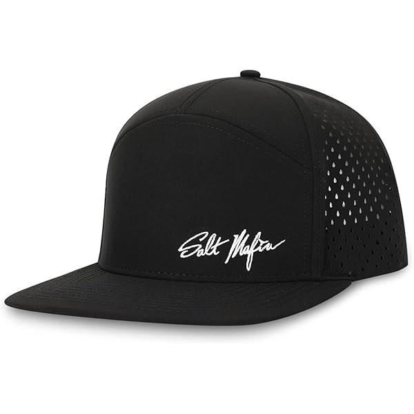 Salt Mafia Flat Brim Waterproof Hats for Men - Performance