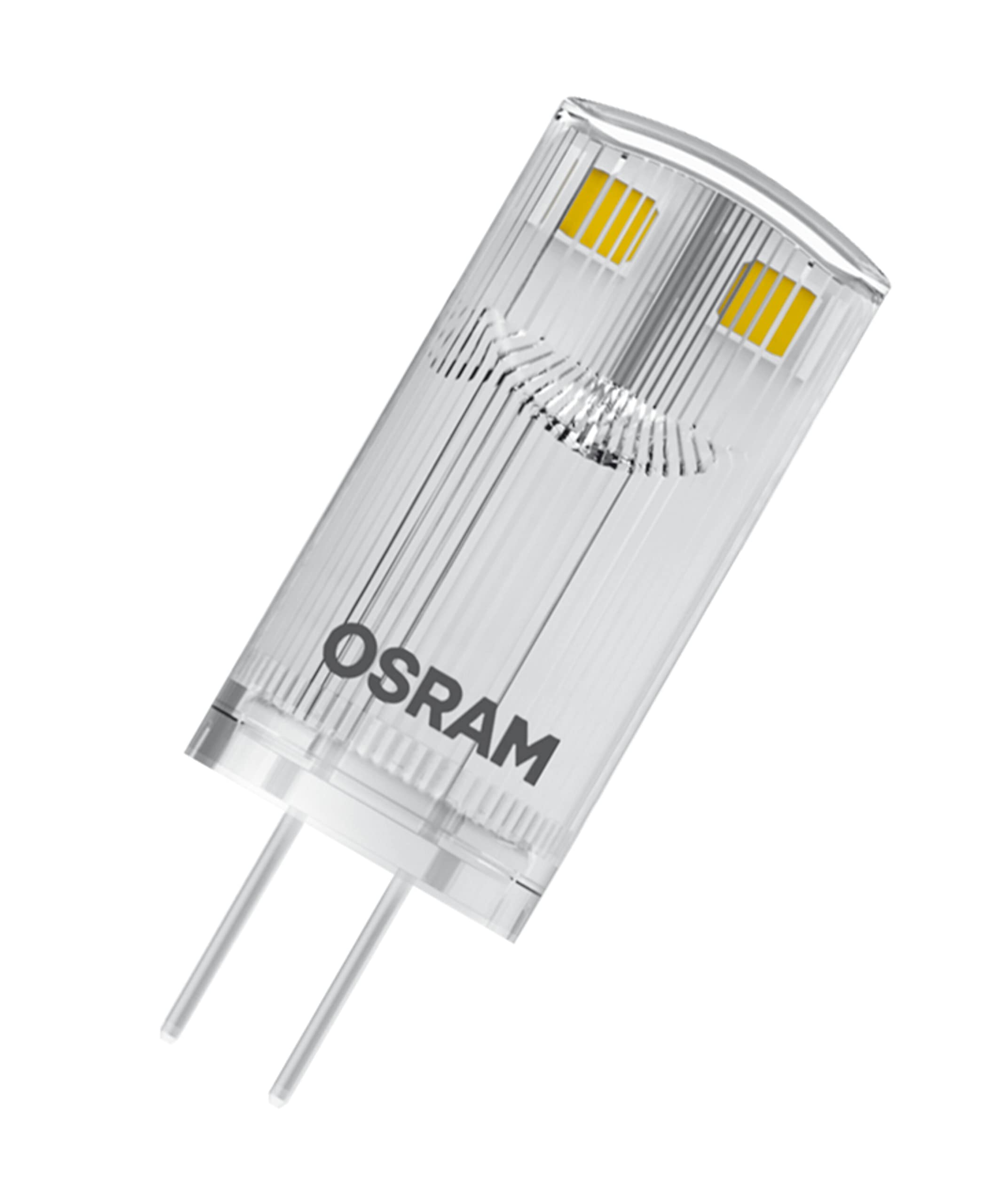OSRAM BASE LED Lamp, PIN lamp with G4 Socket, 0,90W, Replacement for 10W conventional bulb, warm white (2700K), 3-pack