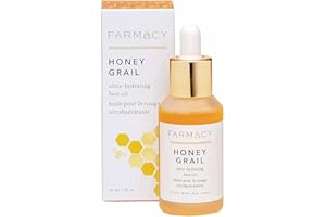 Farmacy Hydrating Face Oil - Honey Grail Nourishing Oil for Skin & Hair - Infused with Sea Buckthorn Oil, Rosehip Oil & Buckwheat Honey to Moisturize & Maintain a Healthy Skin Barrier (30ml)