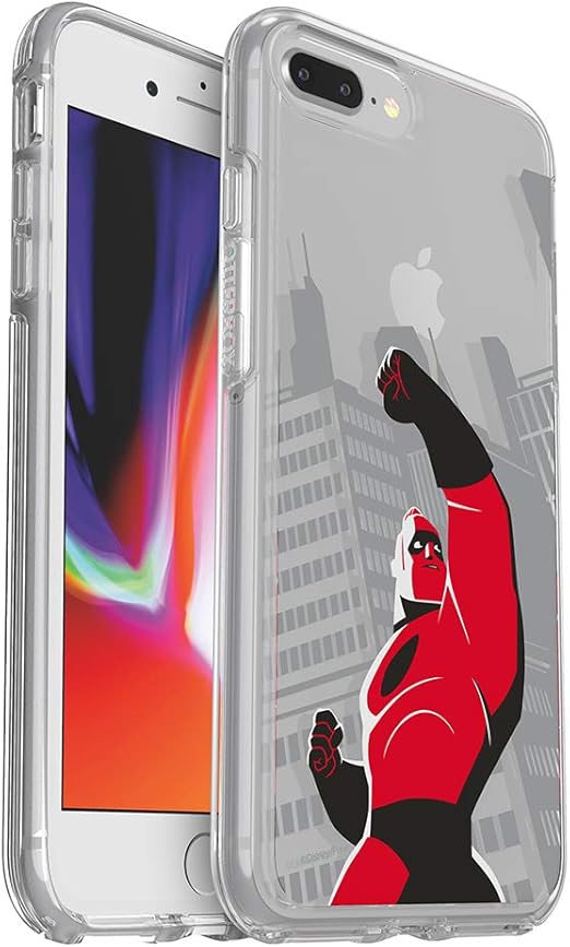 Amazon Com Otterbox Symmetry Clear Series Disney Pixar Incredibles 2 Case For Iphone 8 Plus Iphone 7 Plus Only Mr Incredible