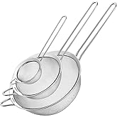 Cuisinart Mesh Strainers, 3 Count (Pack of 1) Set, CTG-00-3MS Silver