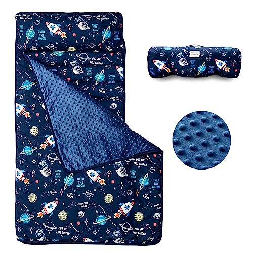 beeweed Toddler Nap Mat with Pillow