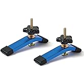 HOTTARGET Aluminum T-track Hold Down Clamps,6-3/8"L x 1-1/4"Width-Woodworking and Clamps - High Strength Aluminum Alloy 6063 