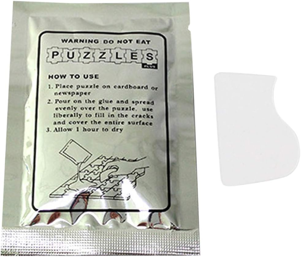 Puzzle Glue Clear Puzzles Adhesive, Non-Toxic Puzzles Glue Puzzle Saver Puzzle Accessories Storage Kit Suitable for 500 1000 Paper Puzzle