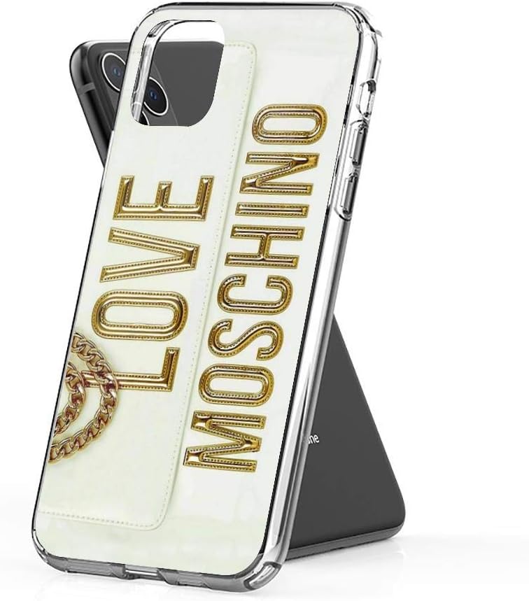 nasboy Love Moschino Bag Bianco Case Cover Compatible for iPhone iPhone (11 Pro Max)